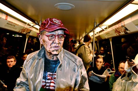 Alexa Meade Reality Painted Man