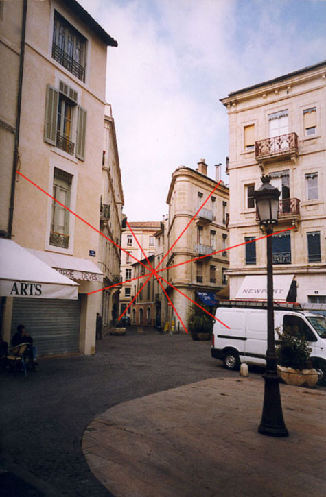 Felice Varin Building Art Installation in Nimes