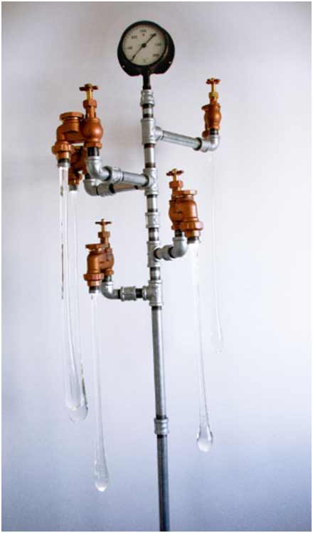 Water Droplet Plumbing Liquid LED Lighting
