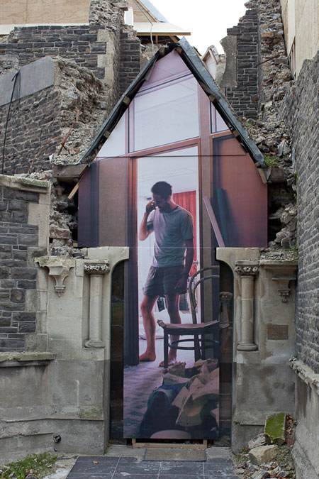 Mike Hewson Homage to Demolished Building Australia