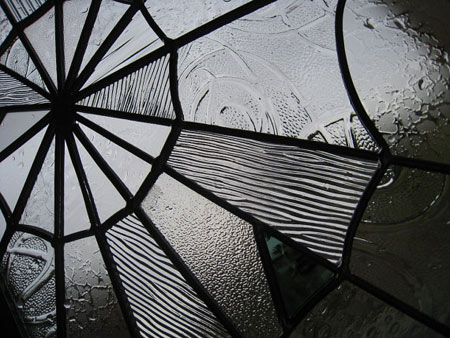 Stained Glass Spider Web