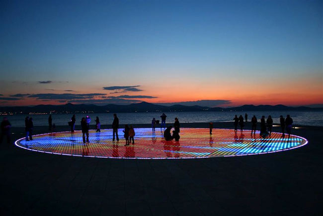 Nikola Basic Sun Salutation Installation at Croatia Coast