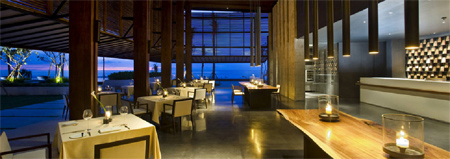 Cotta Restaurant Wood Beams Outdoor Space