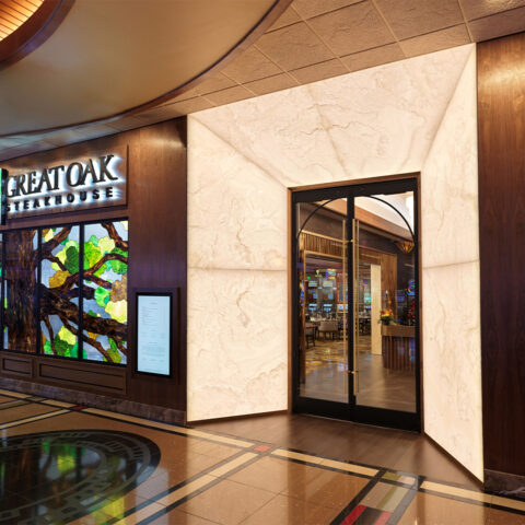 Backlit Onyx Entryway