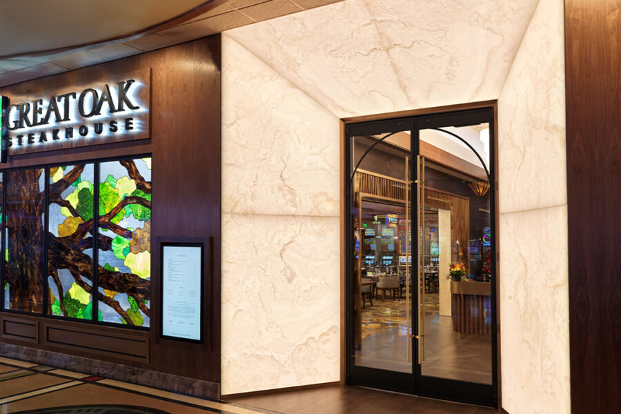 Backlit Onyx Entryway