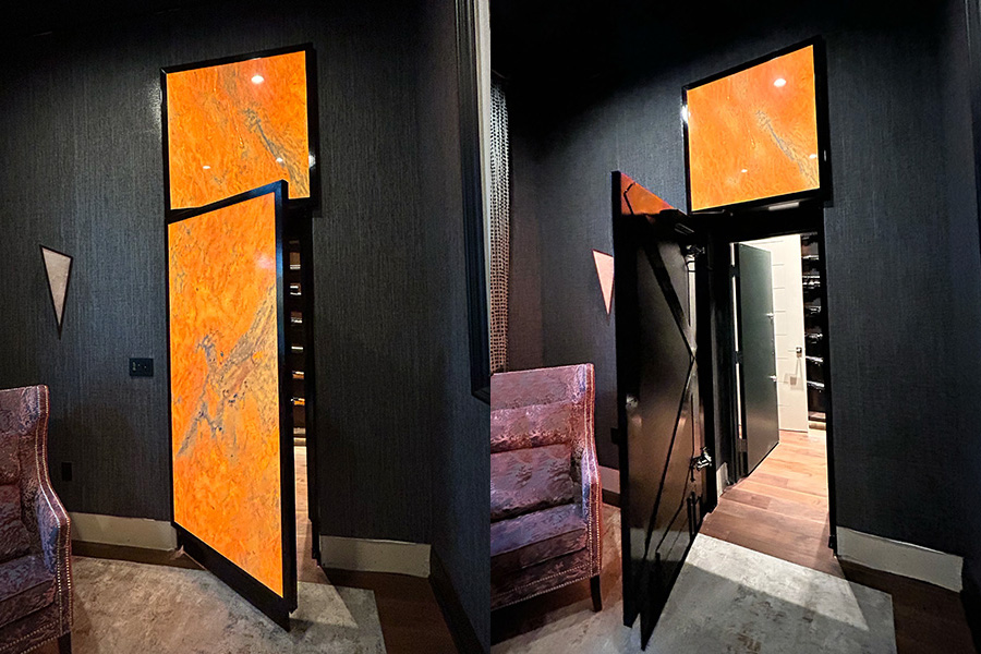 Backlit Residential Feature Door
