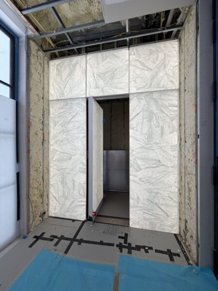 Powder Room Wall + Door
